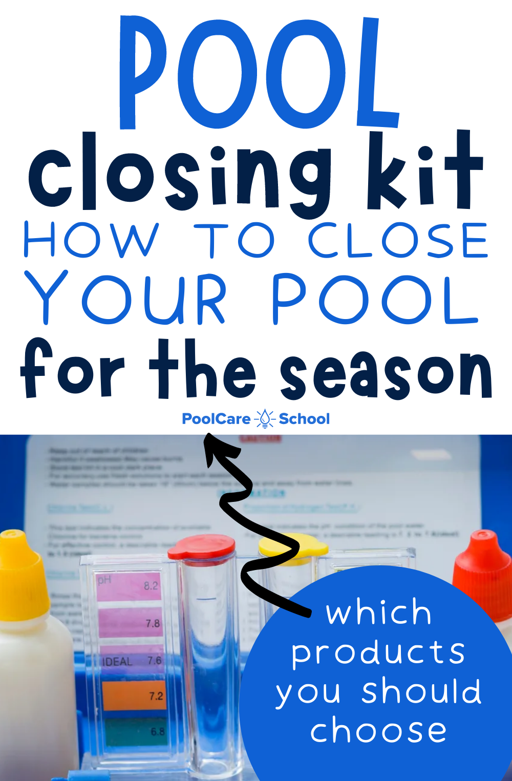 Pool Closing Kit How to Close Your Pool For the Season