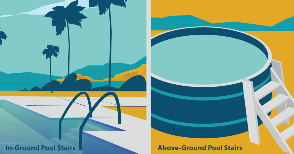 Pool Stairs: Make Your Pool a Step Above the Rest 3 pool stairs